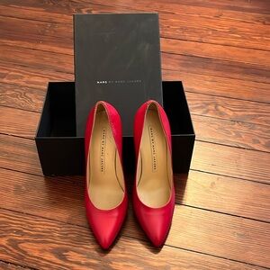 Marc by Marc Jacob’s red leather heals. worn once.